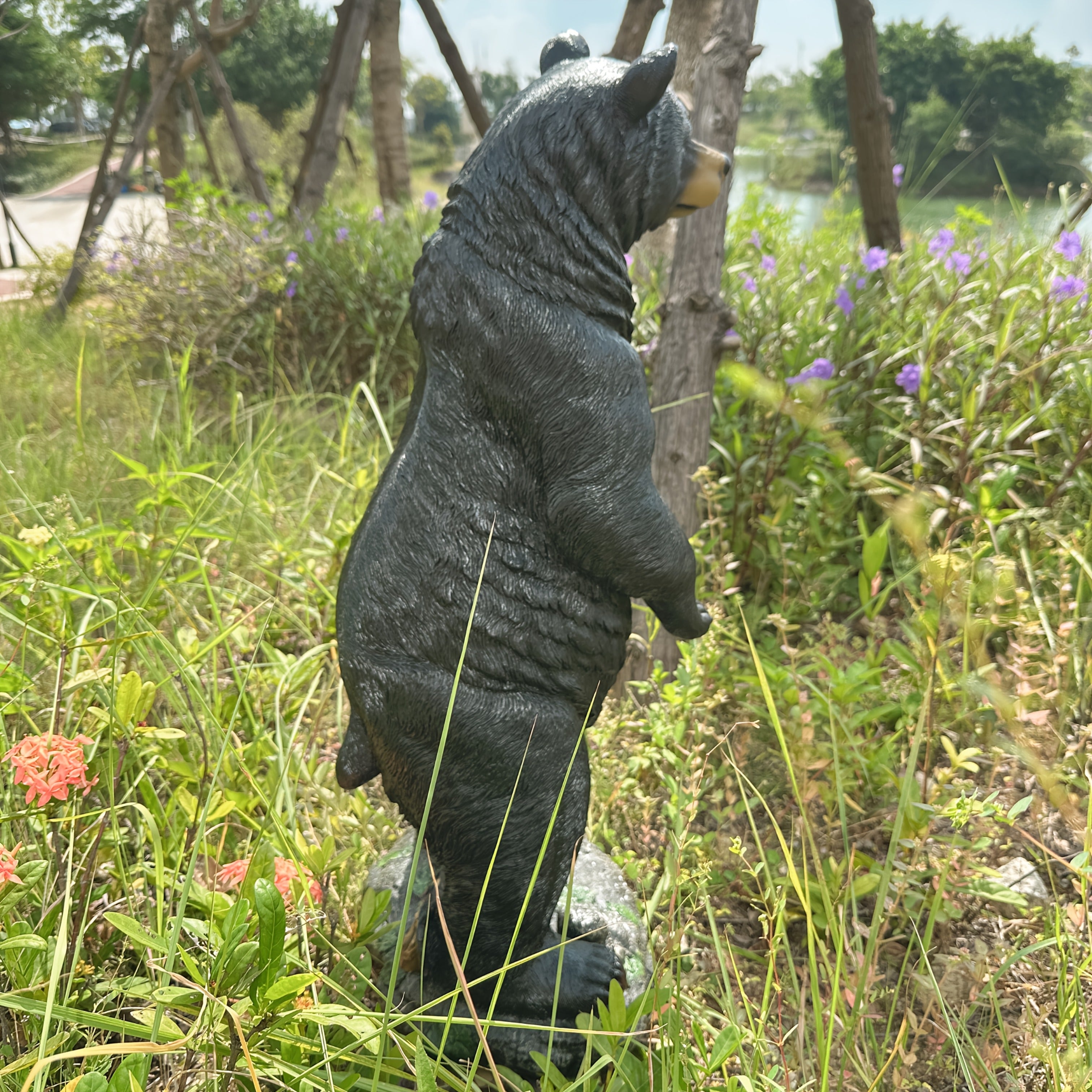 Creative Large Simulation Black Energy Statue Ornament