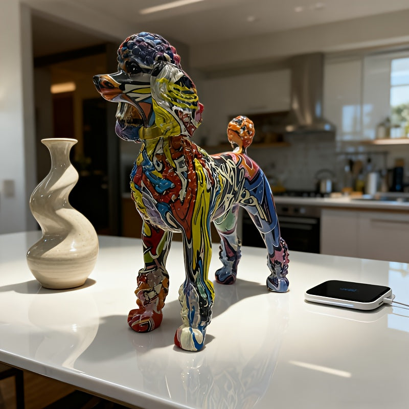 Poodle Statue Resin