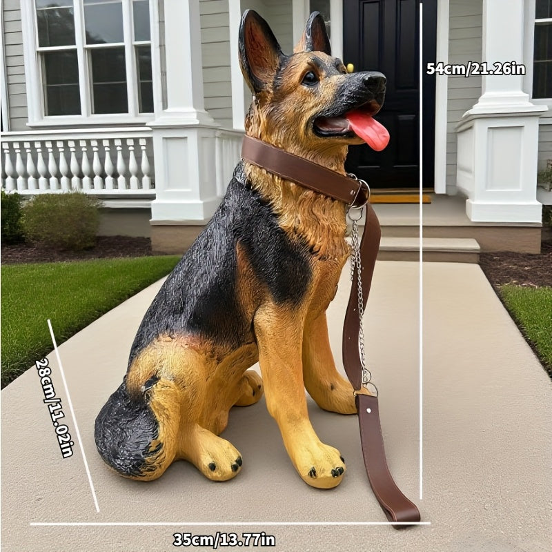 German Shepherd dog statue