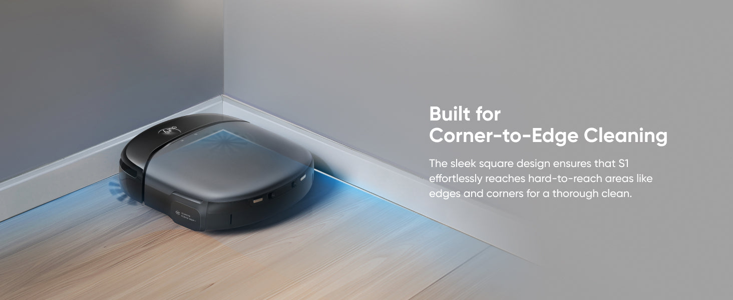 eufy Omni S1, Robot Vacuum Cleaner with Mop, Incredible Suction, All-in-One Station, Smart Obstacle Avoidance, Lift Mop, Wi-Fi, App, Alexa, Corner-to-Edge Deep Cleaning