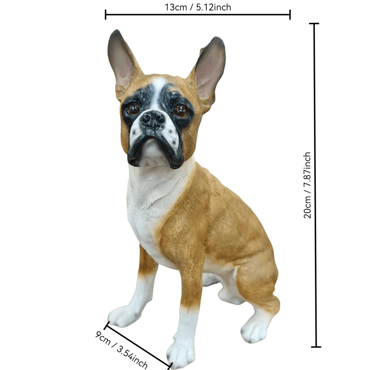 Resin French Bulldog Statue