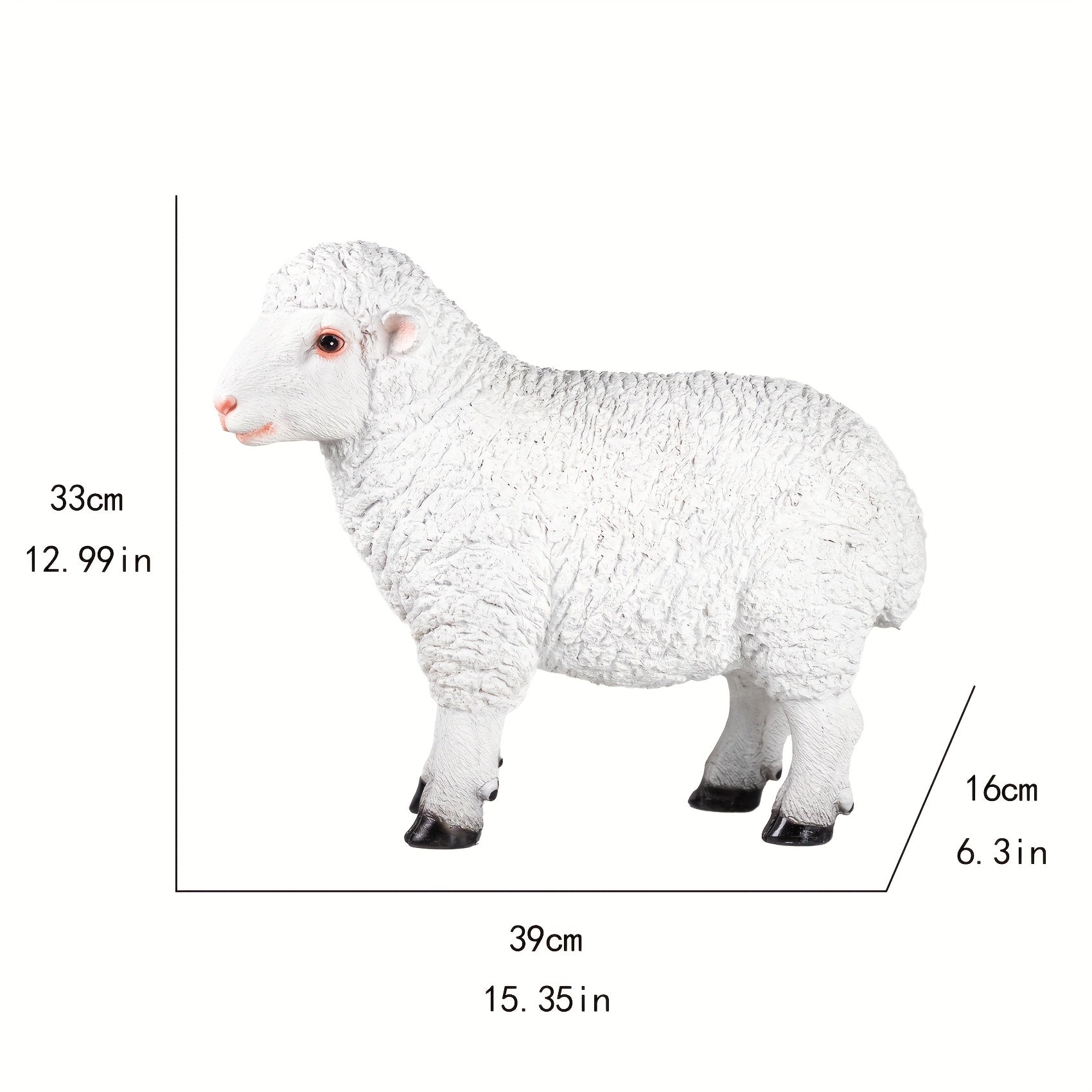 Realistic Sheep Statue