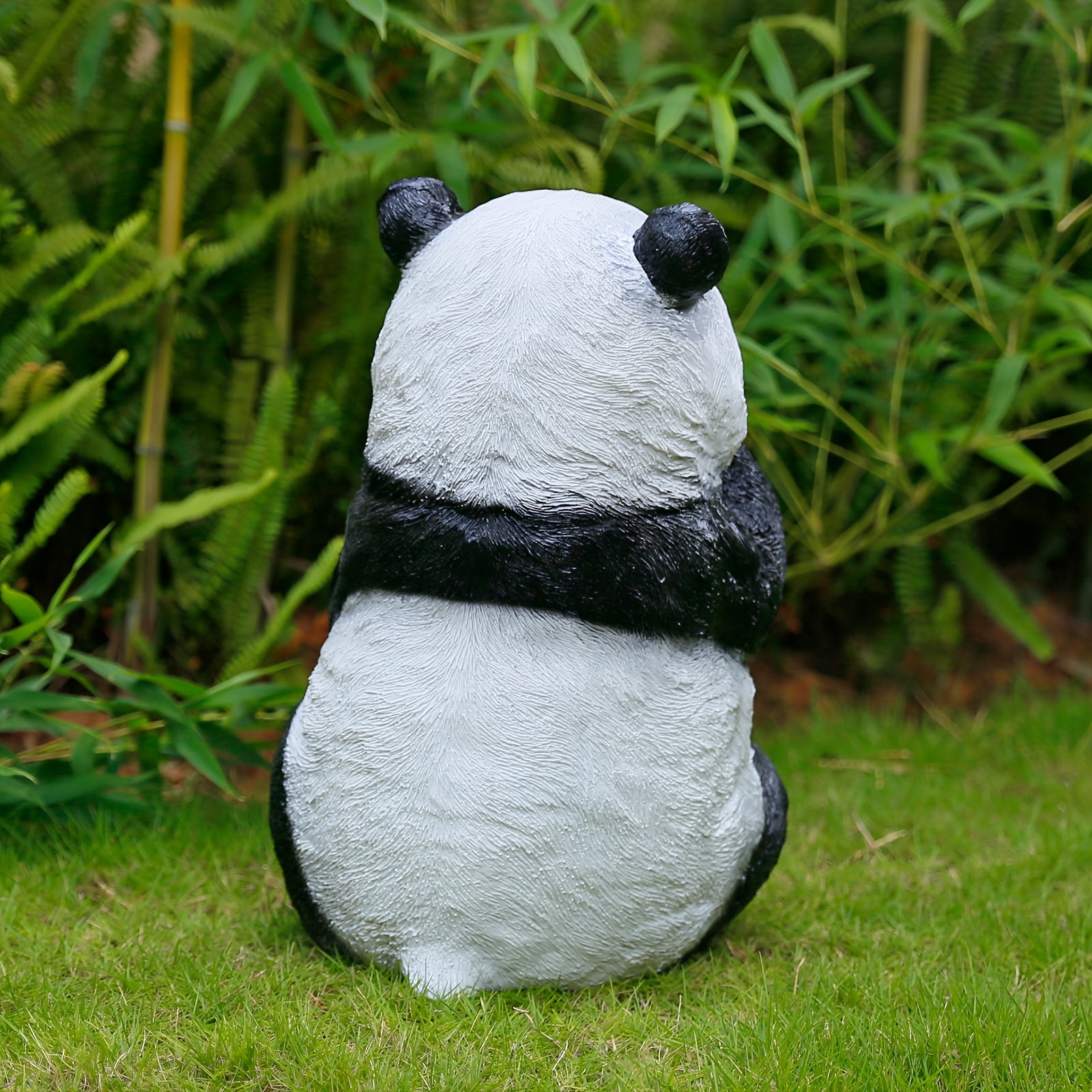 Adorable Panda Outdoor Statue