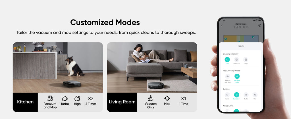 eufy Omni S1, Robot Vacuum Cleaner with Mop, Incredible Suction, All-in-One Station, Smart Obstacle Avoidance, Lift Mop, Wi-Fi, App, Alexa, Corner-to-Edge Deep Cleaning