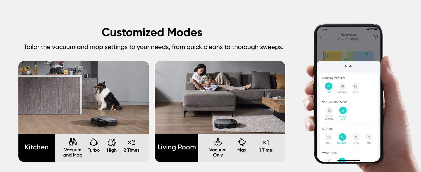 eufy Omni S1, Robot Vacuum Cleaner with Mop, Incredible Suction, All-in-One Station, Smart Obstacle Avoidance, Lift Mop, Wi-Fi, App, Alexa, Corner-to-Edge Deep Cleaning