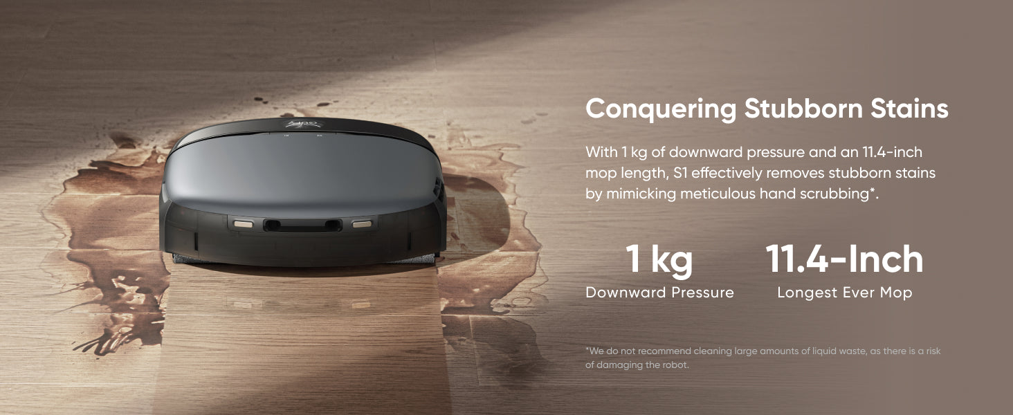 eufy Omni S1, Robot Vacuum Cleaner with Mop, Incredible Suction, All-in-One Station, Smart Obstacle Avoidance, Lift Mop, Wi-Fi, App, Alexa, Corner-to-Edge Deep Cleaning