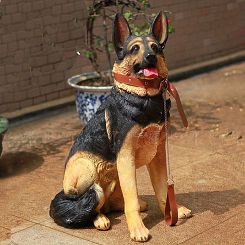 German Shepherd dog statue