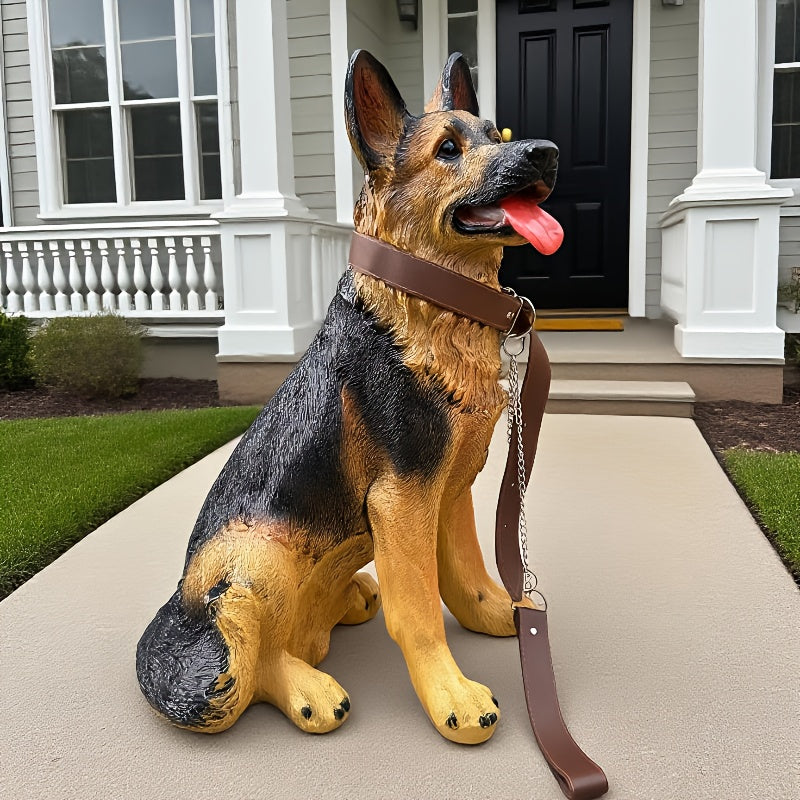 German Shepherd dog statue