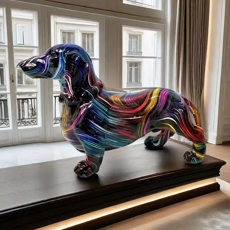 Large Color-Changing-like (Real Effect) Dachshund