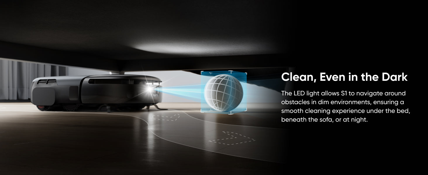 eufy Omni S1, Robot Vacuum Cleaner with Mop, Incredible Suction, All-in-One Station, Smart Obstacle Avoidance, Lift Mop, Wi-Fi, App, Alexa, Corner-to-Edge Deep Cleaning