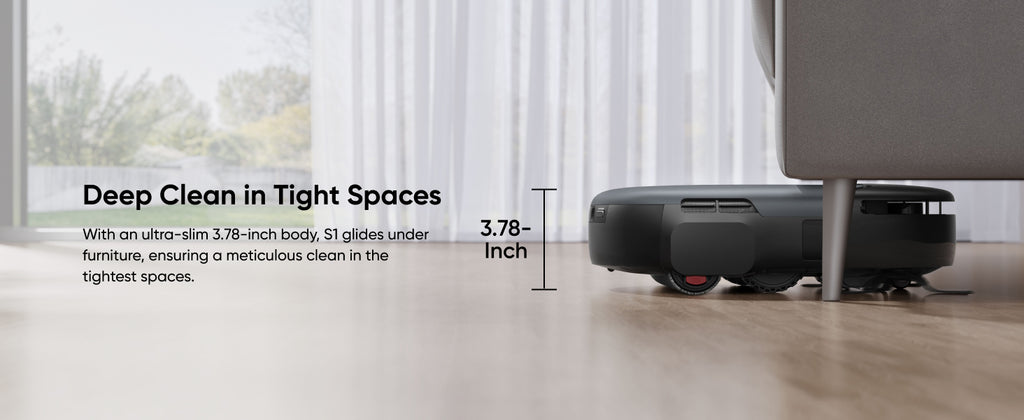 eufy Omni S1, Robot Vacuum Cleaner with Mop, Incredible Suction, All-in-One Station, Smart Obstacle Avoidance, Lift Mop, Wi-Fi, App, Alexa, Corner-to-Edge Deep Cleaning