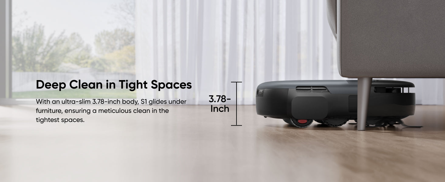 eufy Omni S1, Robot Vacuum Cleaner with Mop, Incredible Suction, All-in-One Station, Smart Obstacle Avoidance, Lift Mop, Wi-Fi, App, Alexa, Corner-to-Edge Deep Cleaning