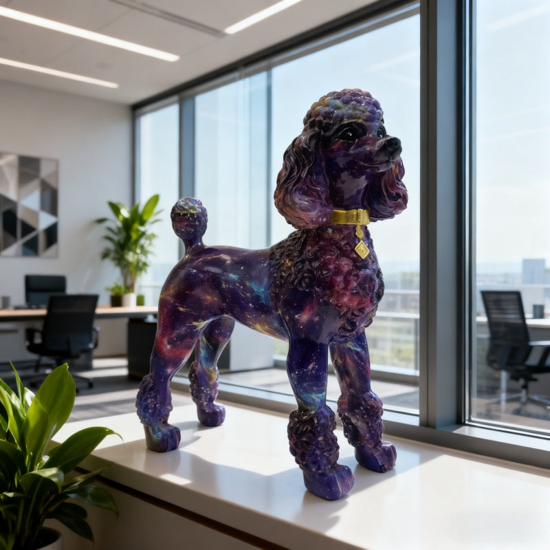 Poodle Statue Resin