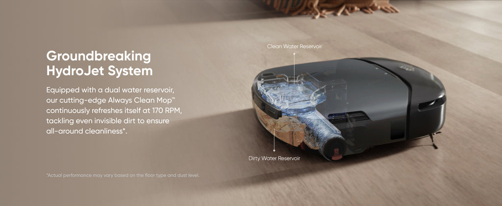 eufy Omni S1, Robot Vacuum Cleaner with Mop, Incredible Suction, All-in-One Station, Smart Obstacle Avoidance, Lift Mop, Wi-Fi, App, Alexa, Corner-to-Edge Deep Cleaning