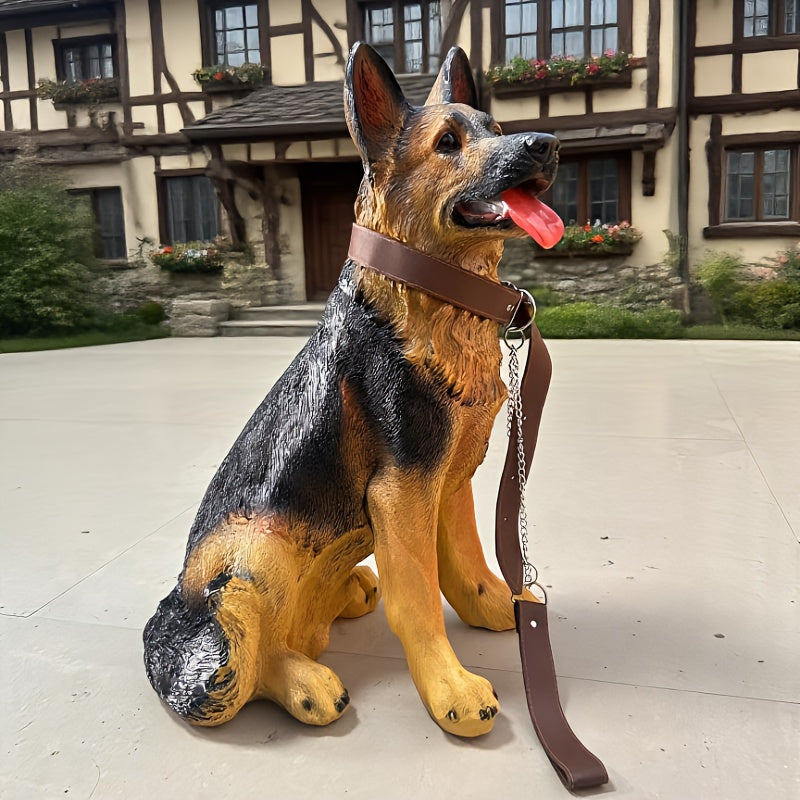 German Shepherd dog statue