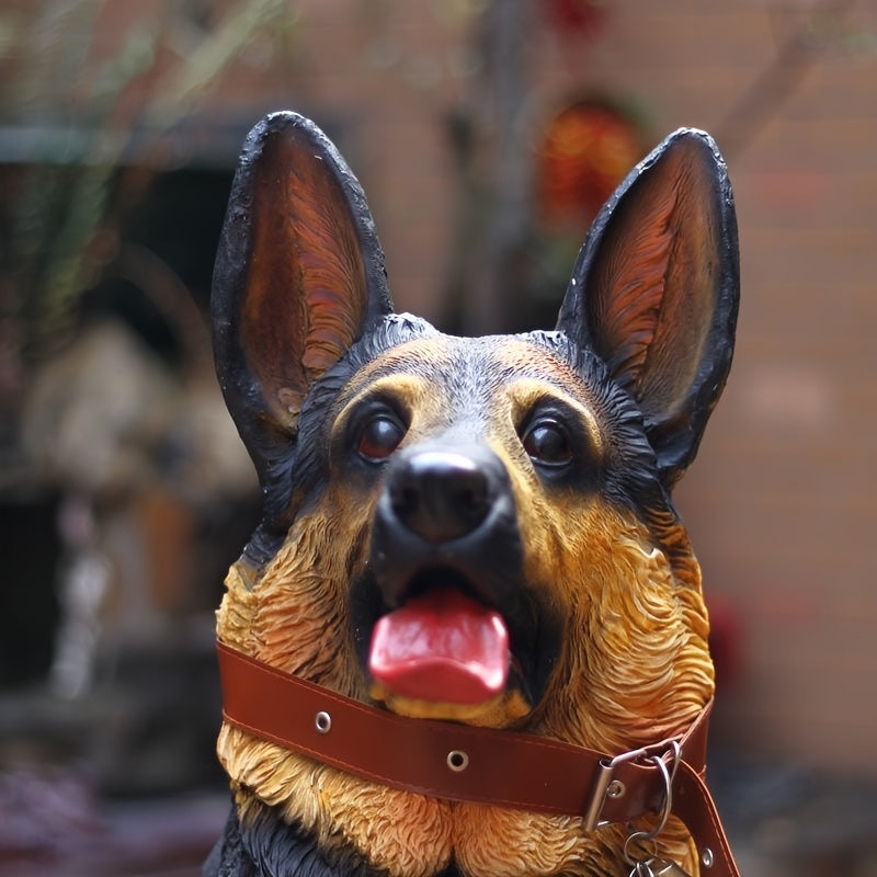 German Shepherd dog statue