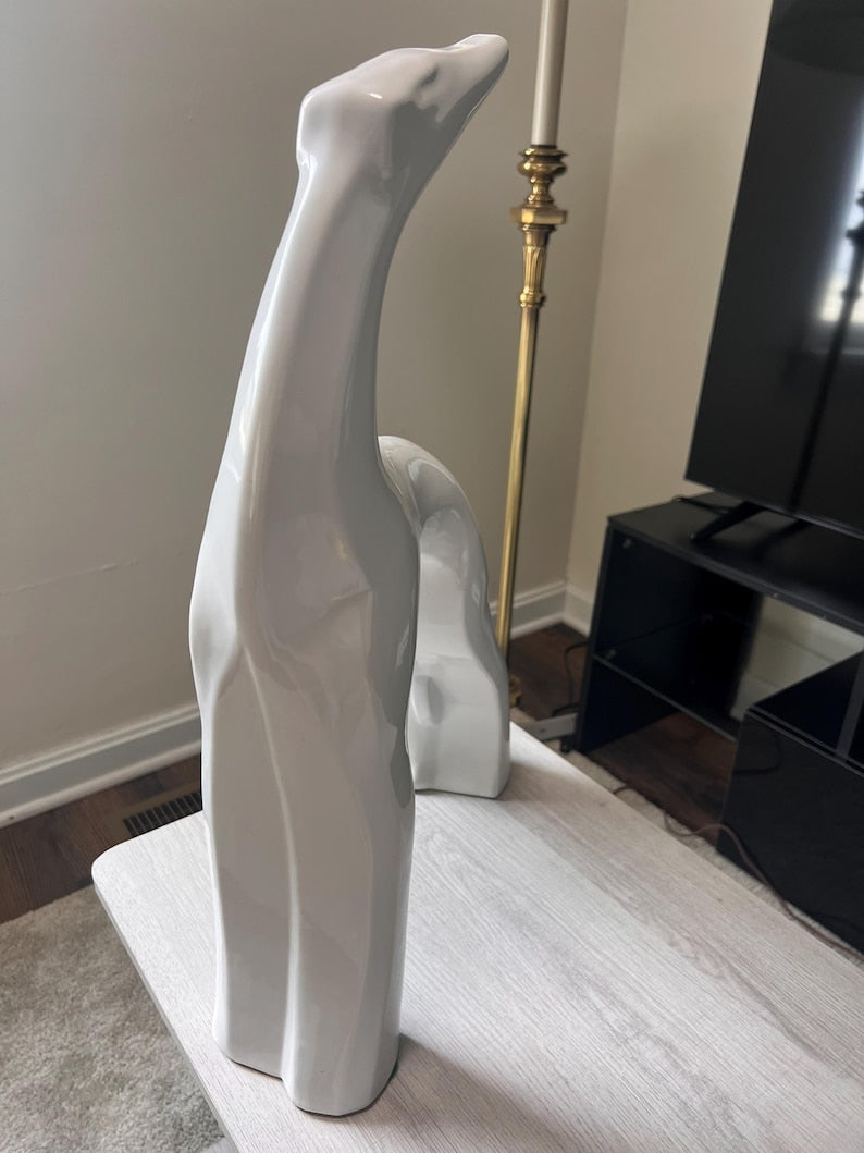 Huge Mid-Century Modern Royal Haeger-Style Greyhound