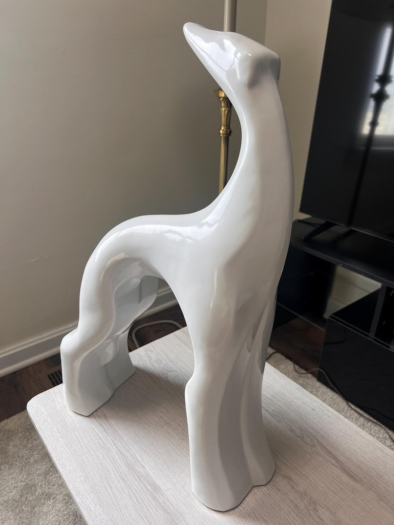 Huge Mid-Century Modern Royal Haeger-Style Greyhound